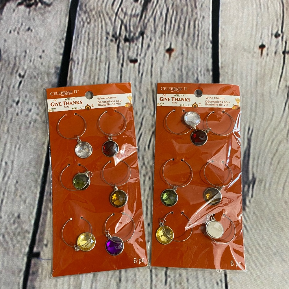 🆕 Wine Glass Charms (2pks)